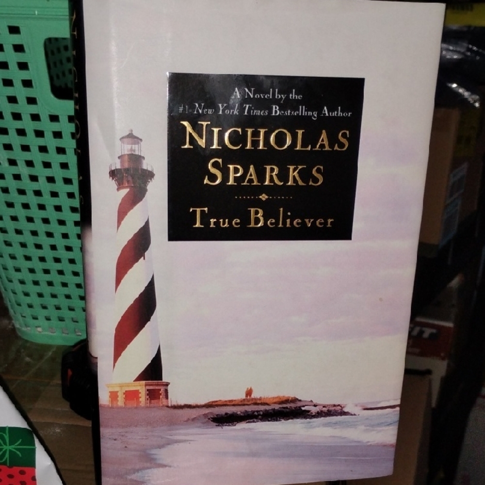 'True Believer' Novel - Black and White Cover